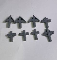 Assortment of battlefield crosses
